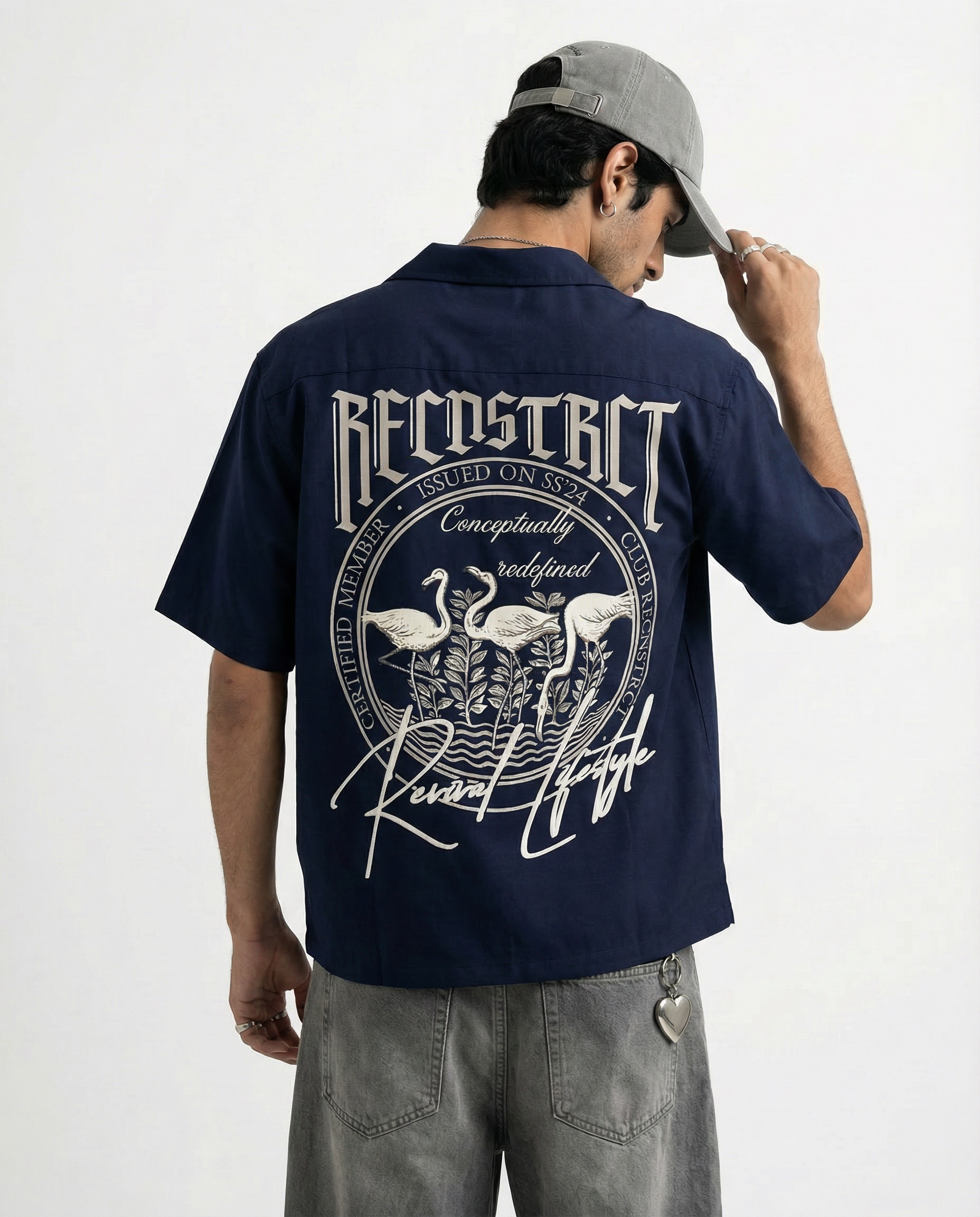 Signature Crepe - Navy blue
