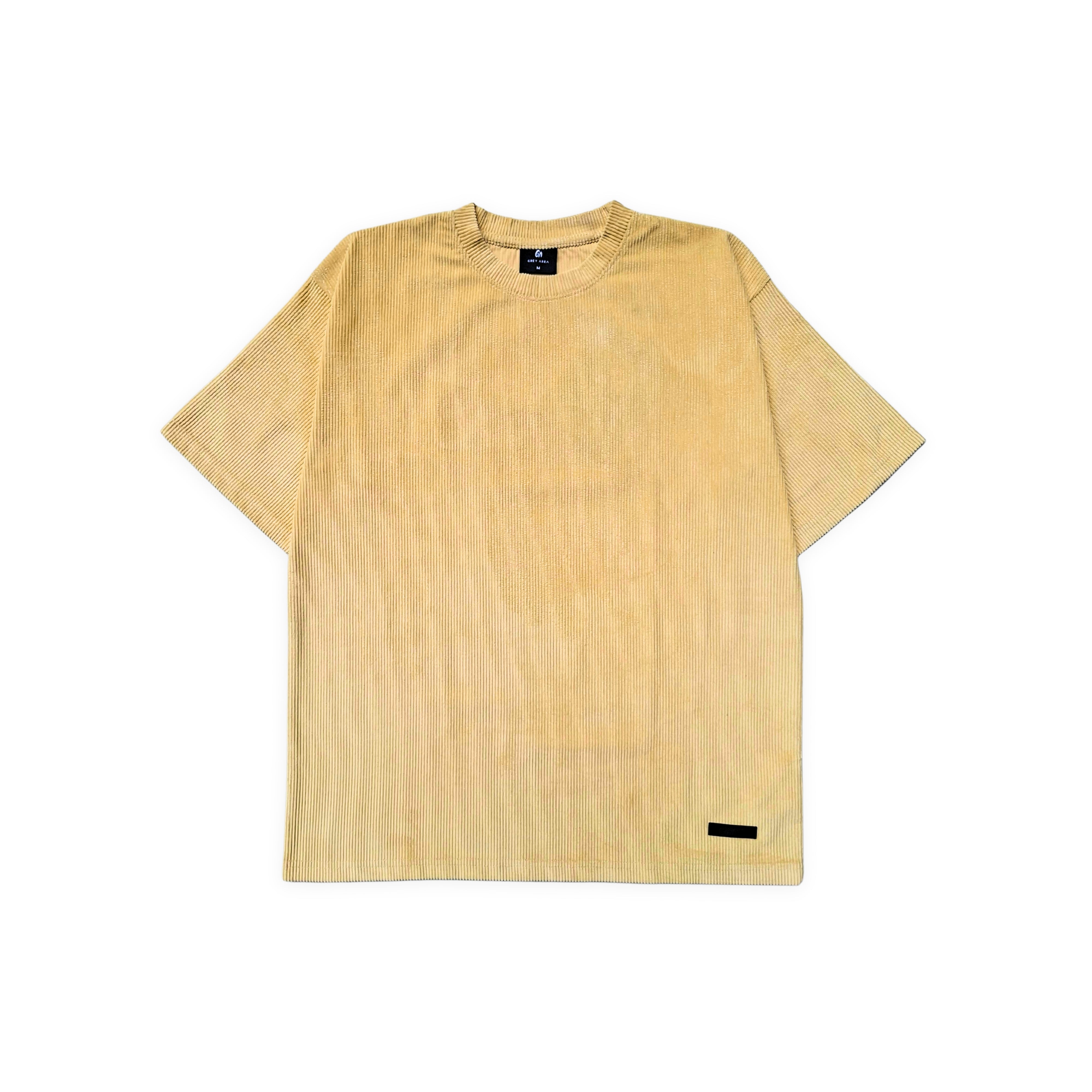 LT. YELLOW CORDUROY TSHIRT