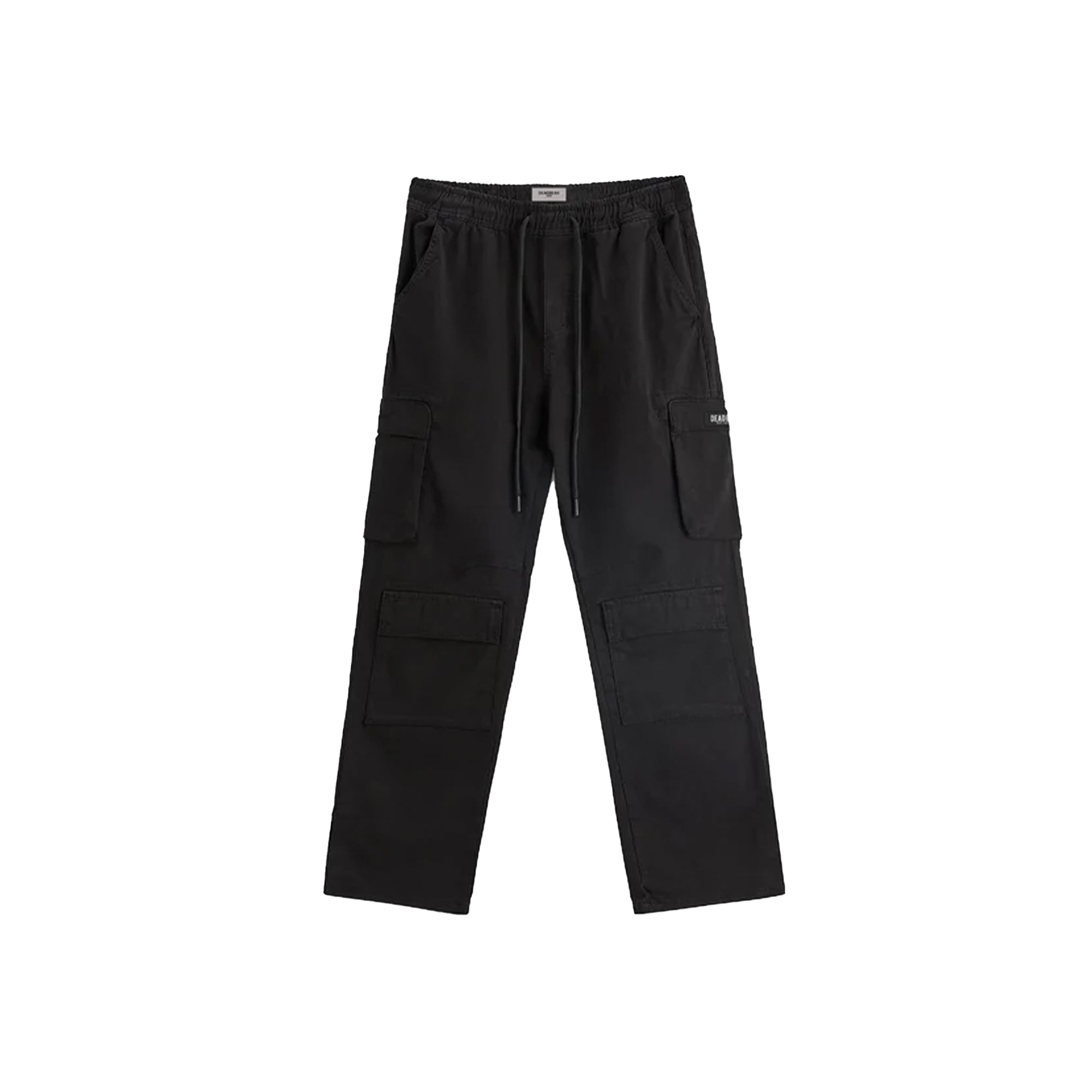 Washed Black Cargo Pants