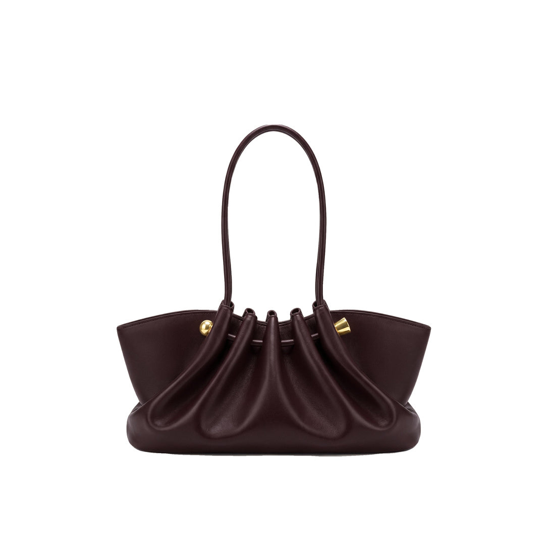 JW PEI Naomi Gathered Long Handle Shoulder Bag - Deep Burgundy