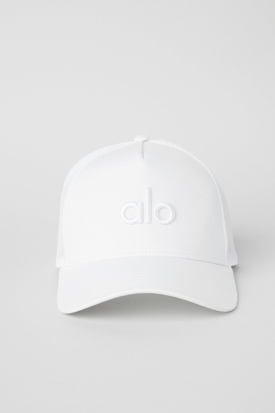 alo District Trucker Hat - White/White