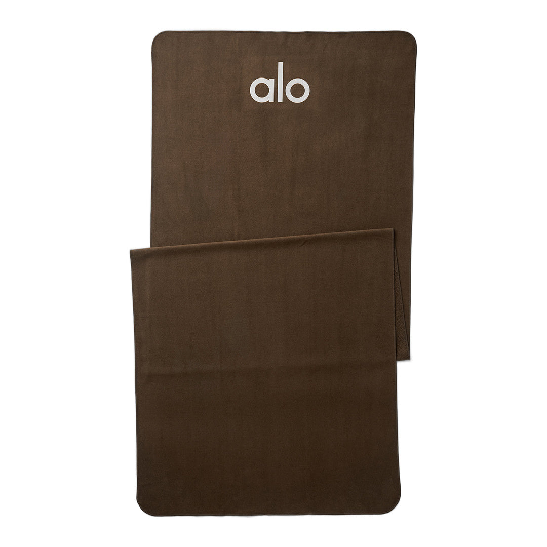 alo Grounded No-Slip Mat Towel - Espresso
