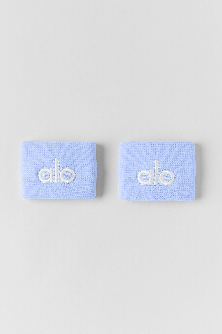alo Glow Wristband (2-Pack) - Light Provence Blue/White