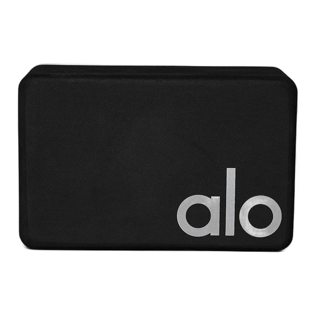 alo Uplifting Yoga Block - Black/Silver