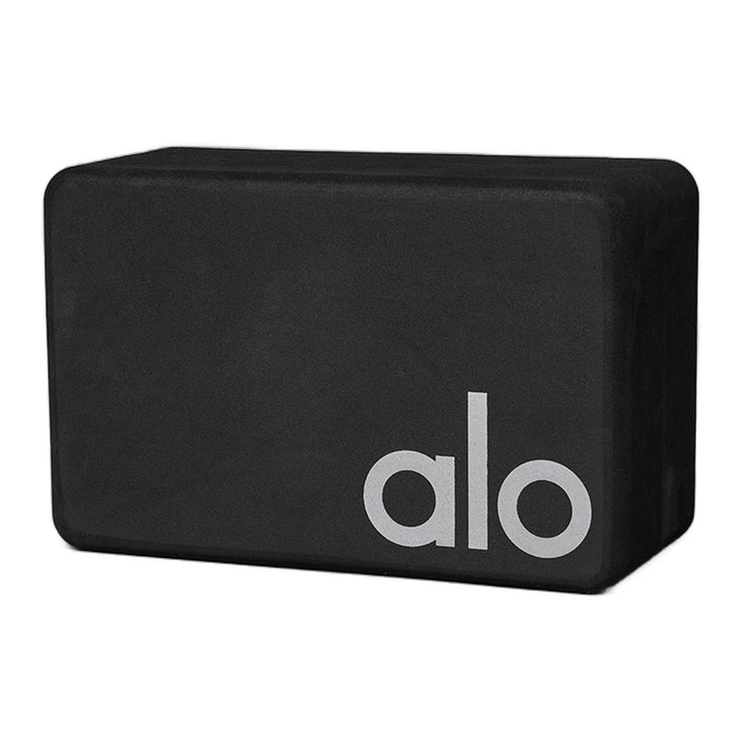 alo Uplifting Yoga Block - Black/Silver
