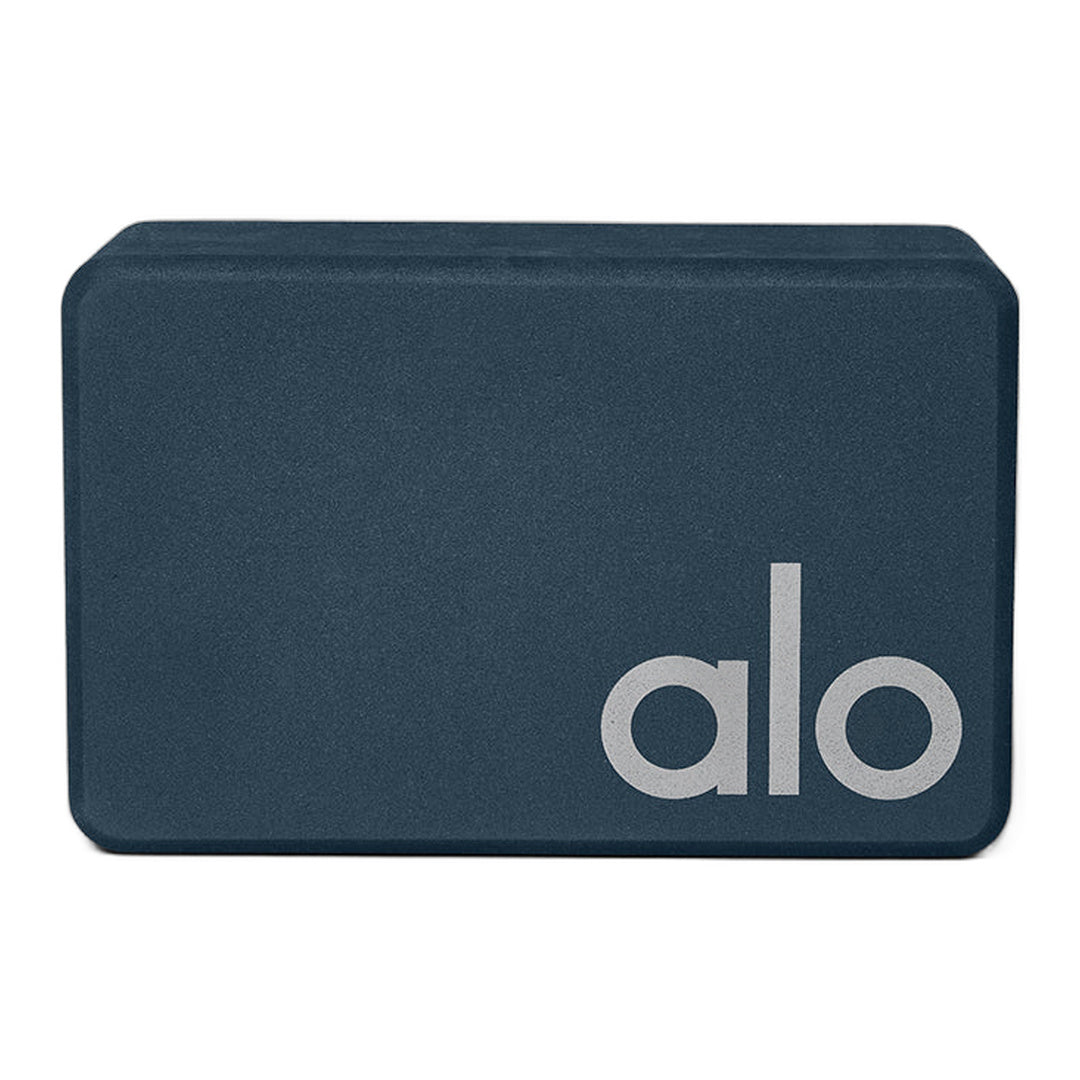 alo Uplifting Yoga Block - Eclipse/Silver