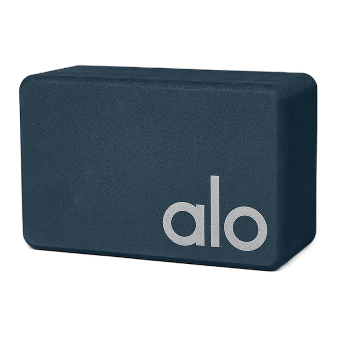 alo Uplifting Yoga Block - Eclipse/Silver