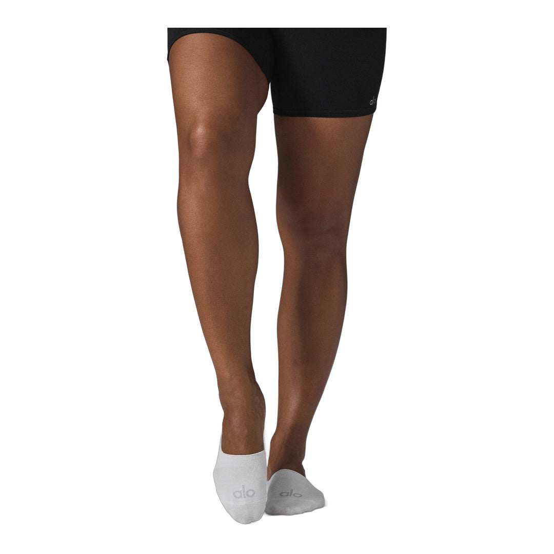 alo Unisex Conceal Sock - White/Dove Grey