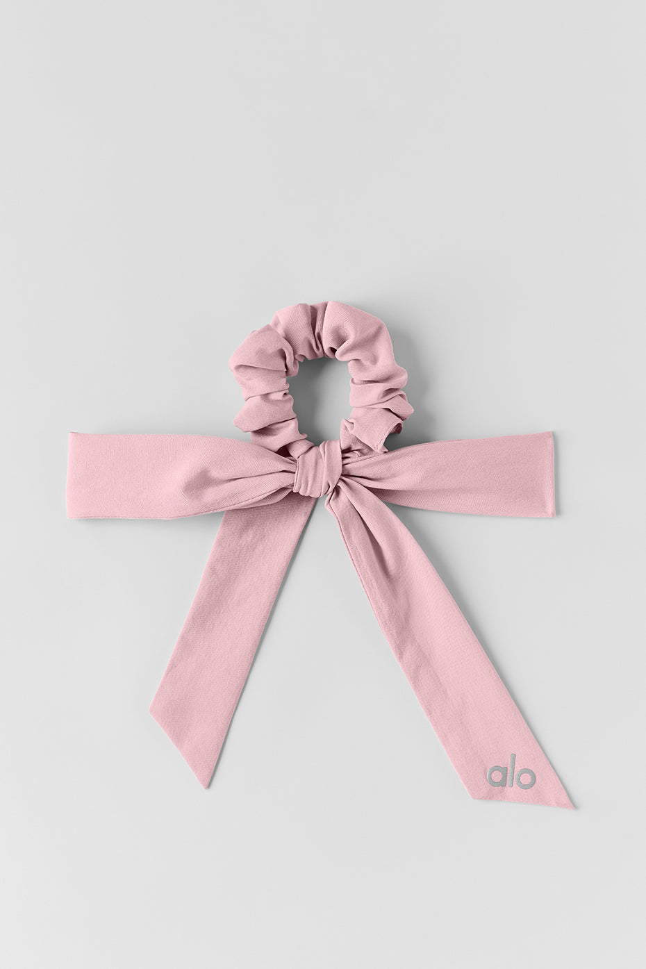 alo Love Knots Tie Scrunchie - Vintage Pink