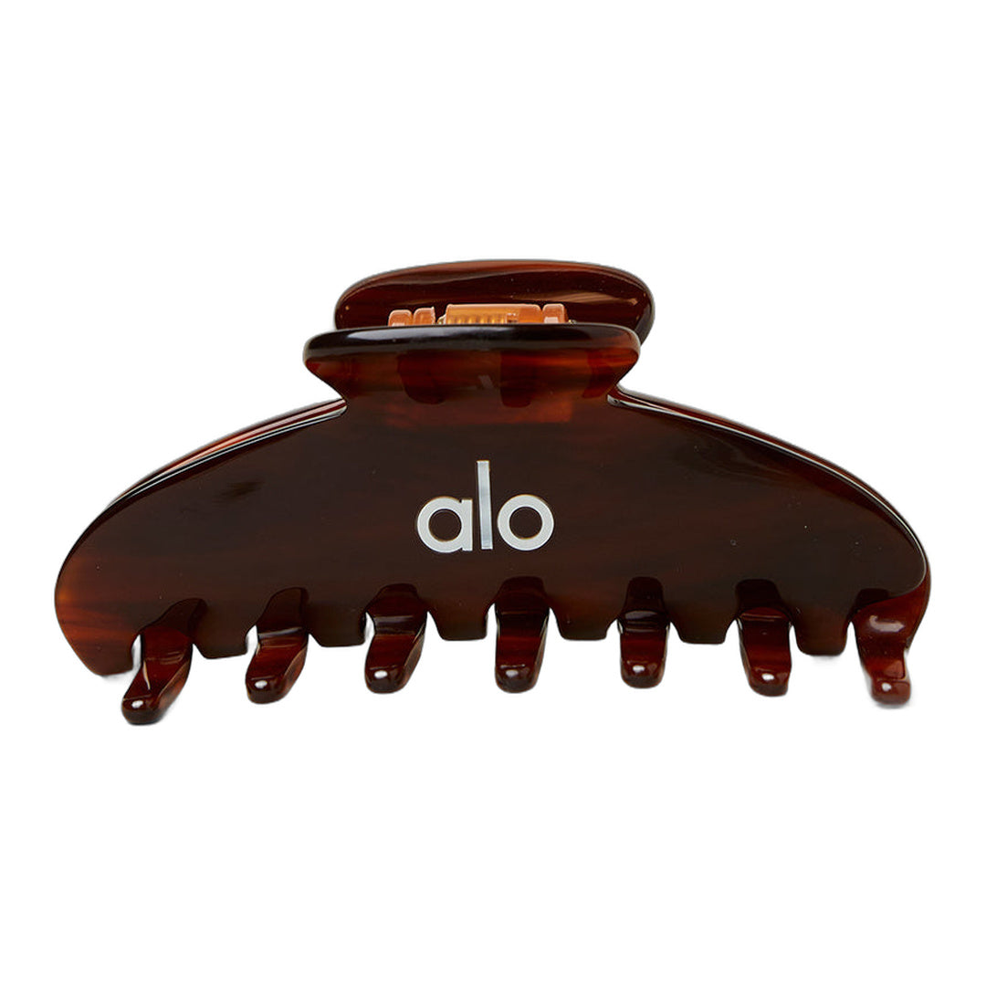 alo 90's Claw Clip - Brown Tortoise