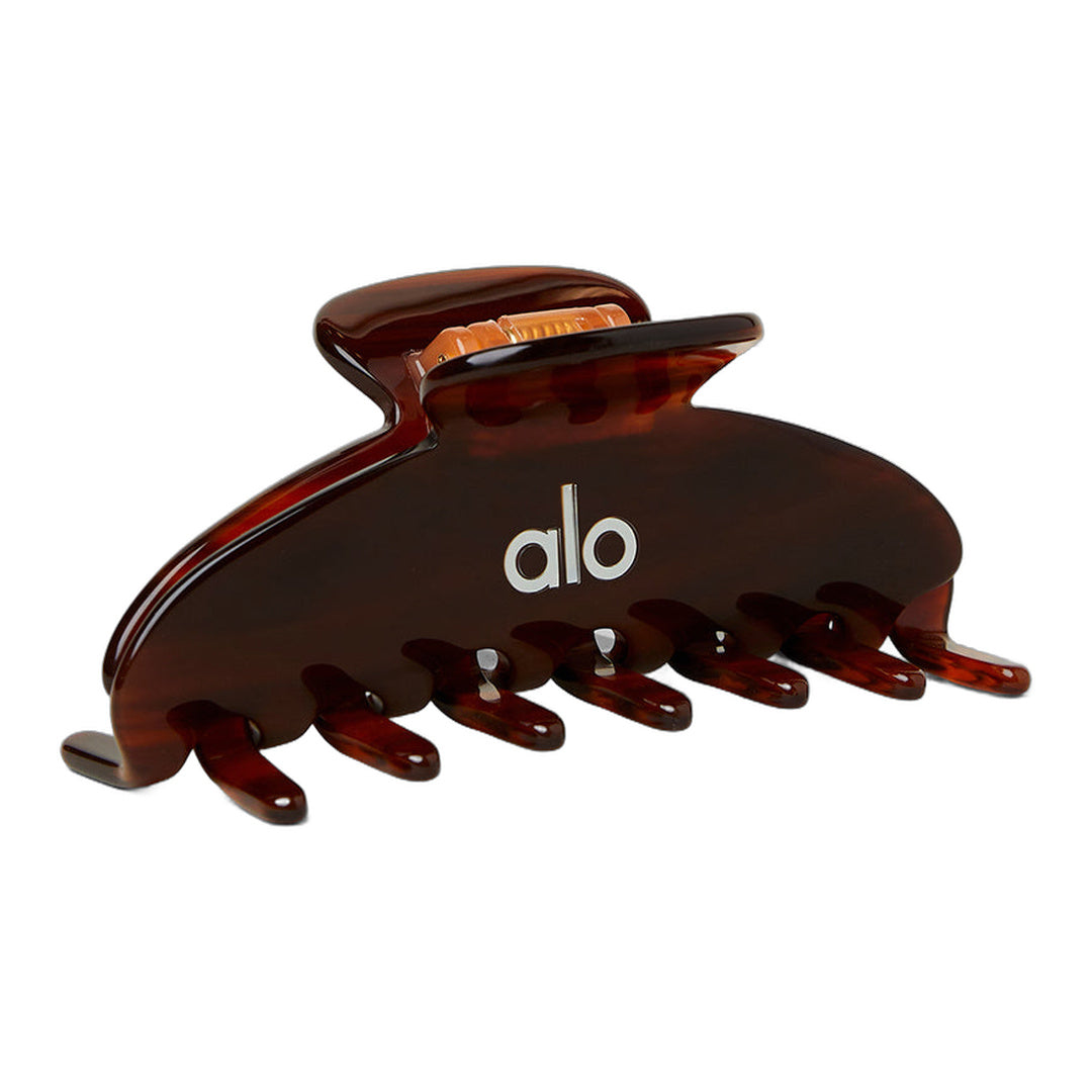 alo 90's Claw Clip - Brown Tortoise