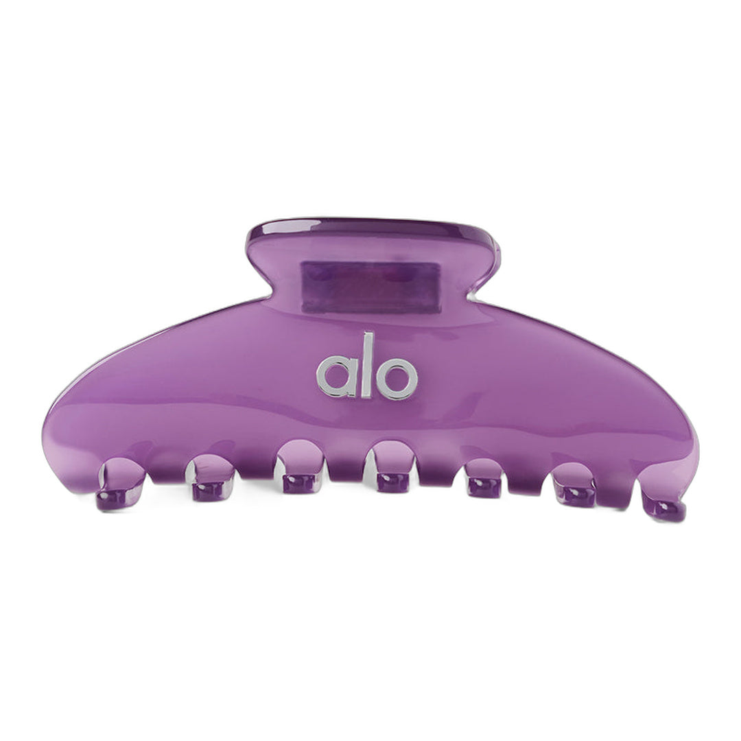 alo 90's Claw Clip - Plum Kiss Clear