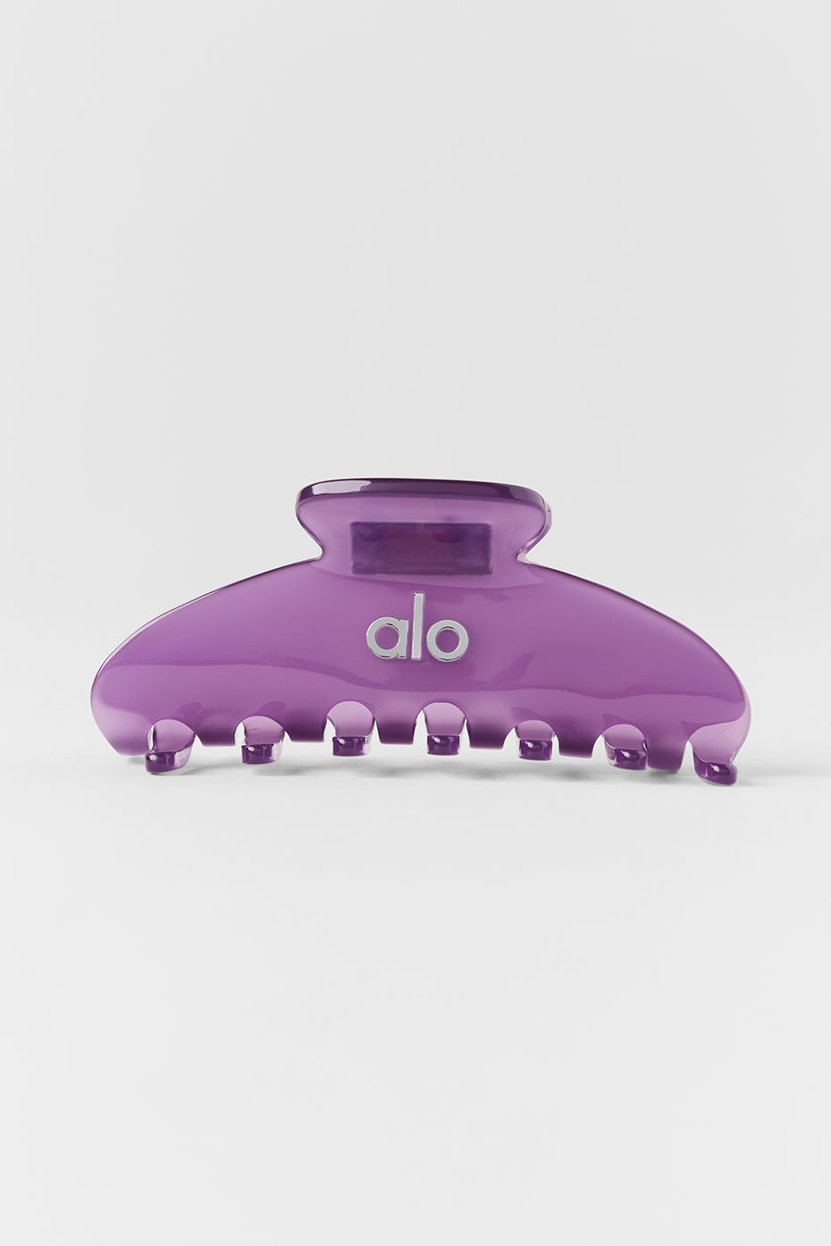 alo 90's Claw Clip - Plum Kiss Clear