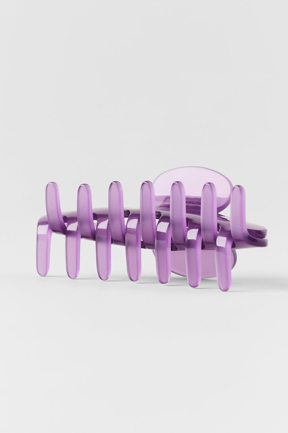 alo 90's Claw Clip - Plum Kiss Clear