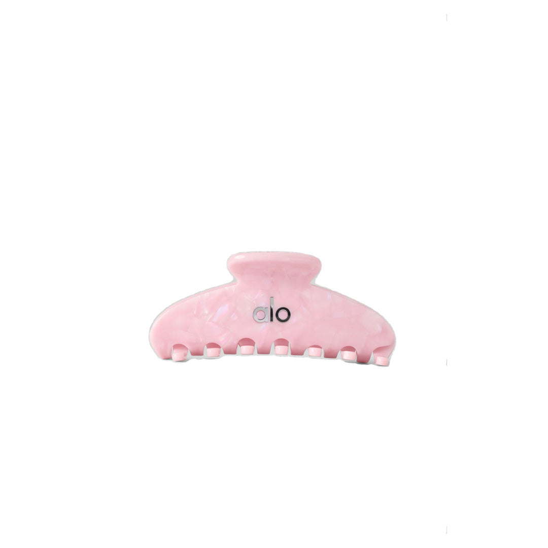 ALO 90's Claw Clip - Pink Marshmallow Shell