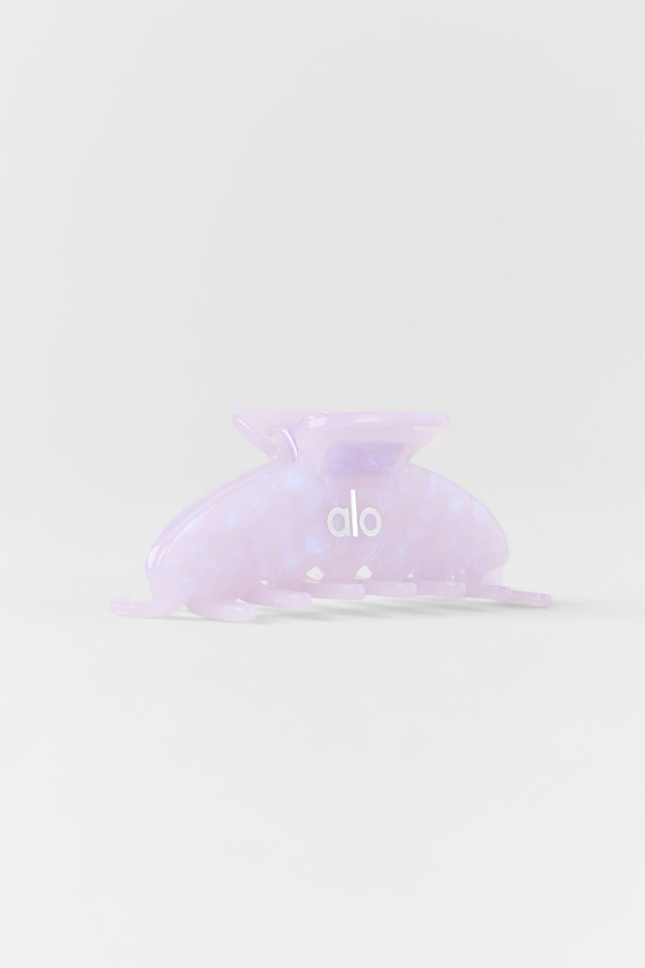 alo 90's Claw Clip - Light Provence Blue Marble