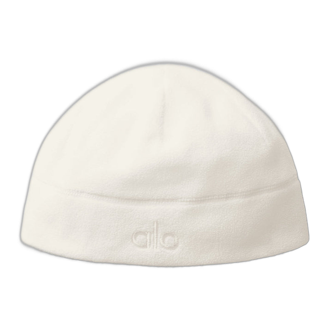 alo Performance Fleece Beanie - Ivory/Ivory