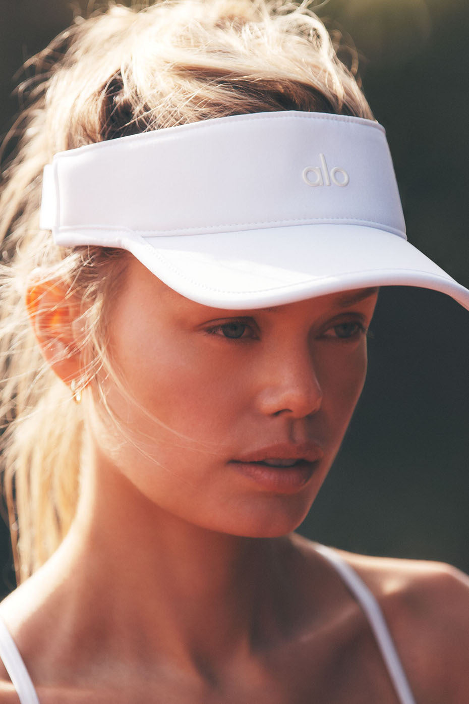 alo Performance Eclipse Visor - White/White