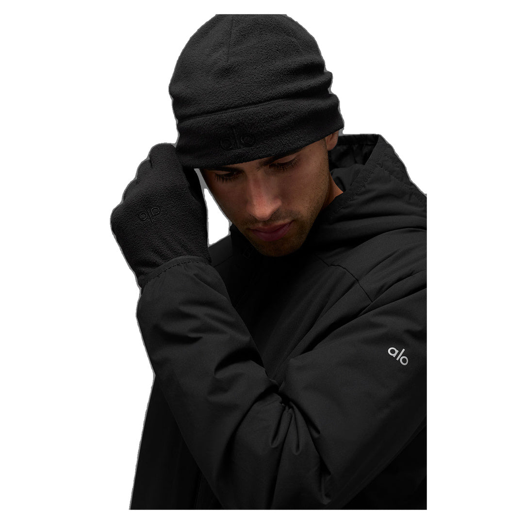 ALO Performance Fleece Gloves - Black/Black