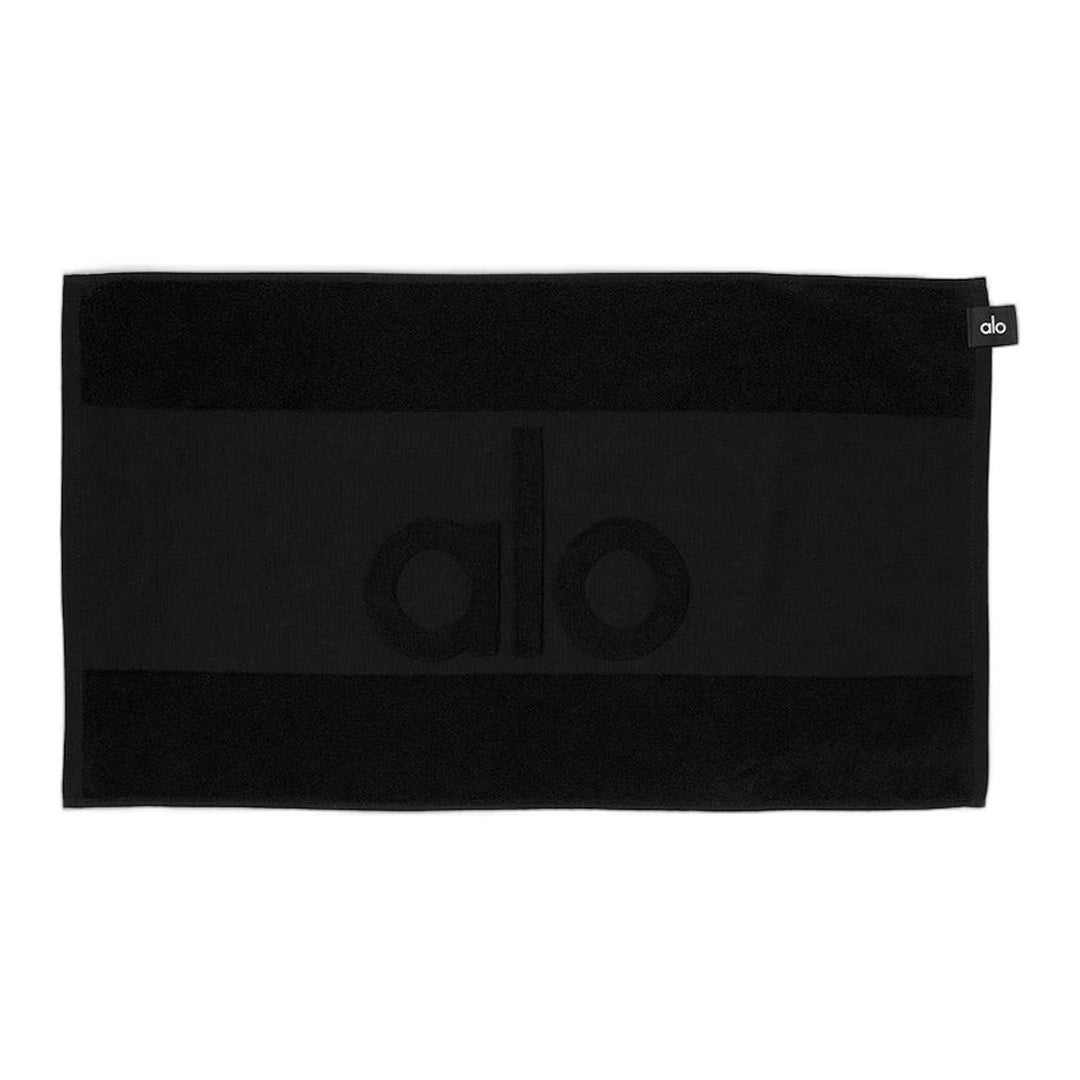 alo Keep It Cool Gym Towel - Black