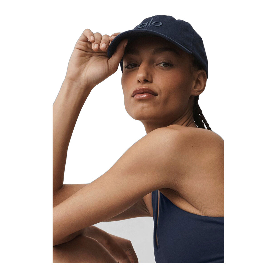 alo Washed Off-Duty Cap - Vintage Navy