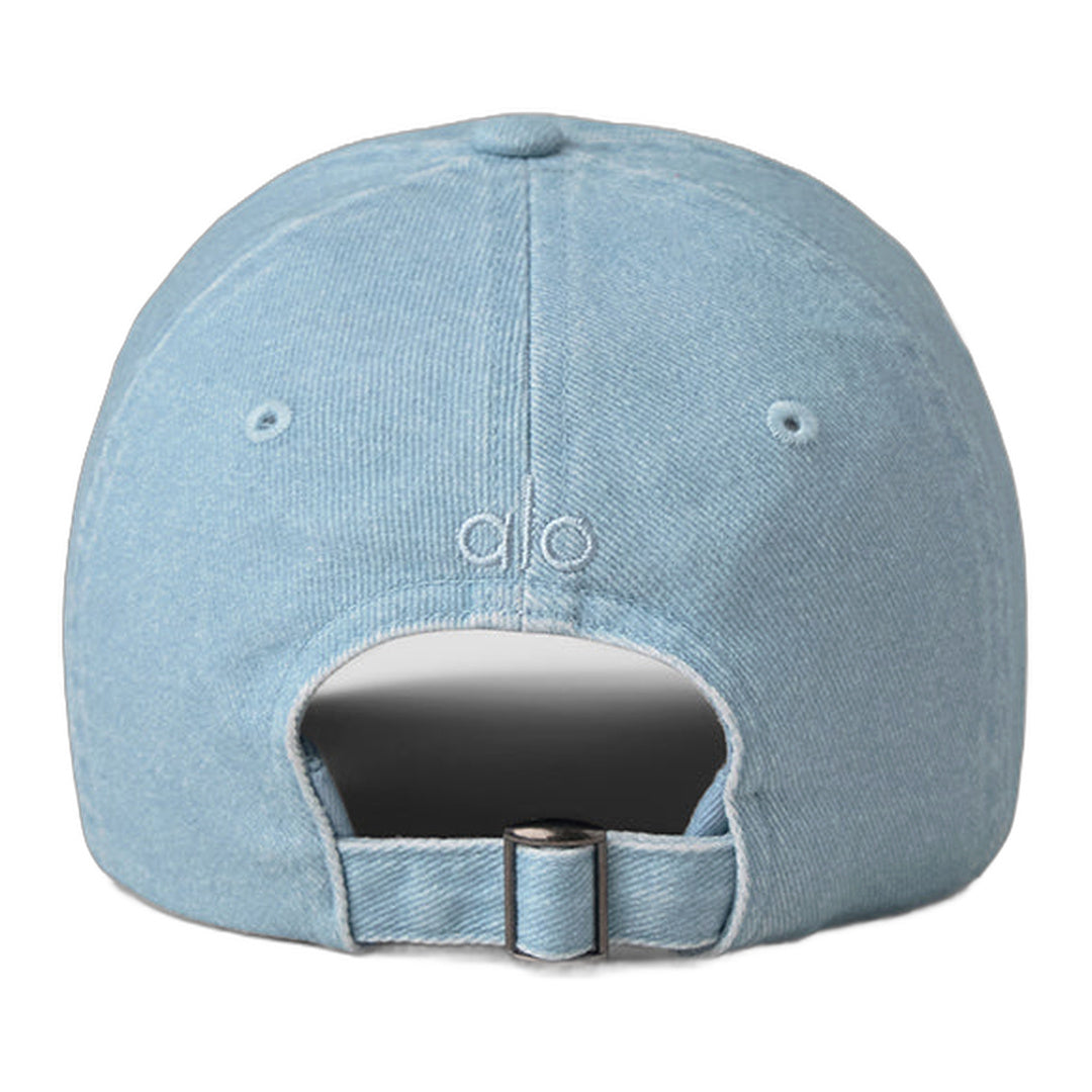 alo Washed Off-Duty Cap - Light Denim