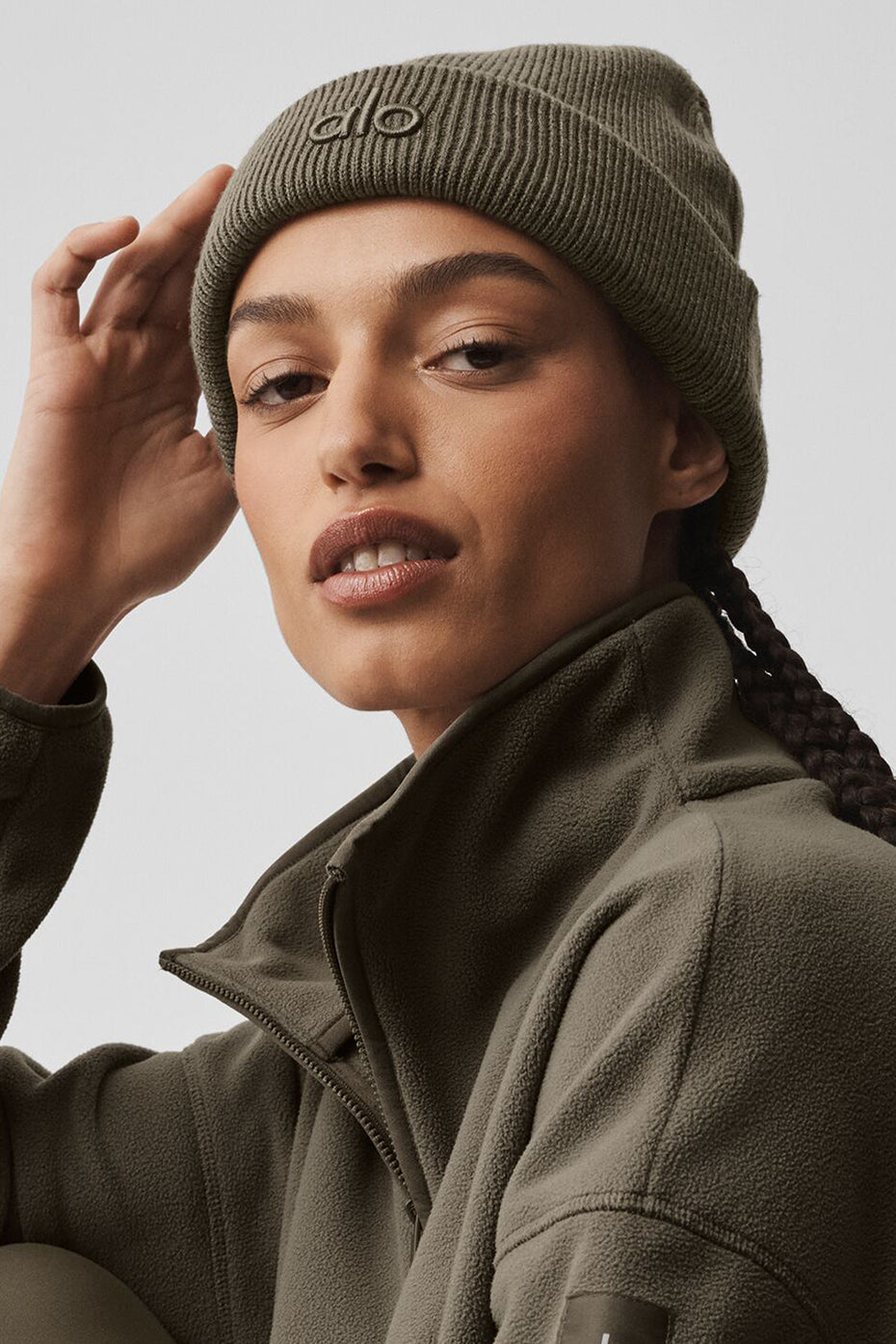 alo Notable Beanie - Olive Tree