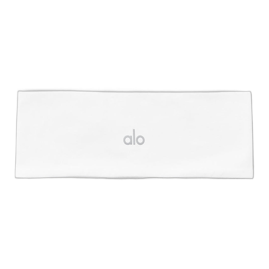 alo Performance Conquer Headband - White