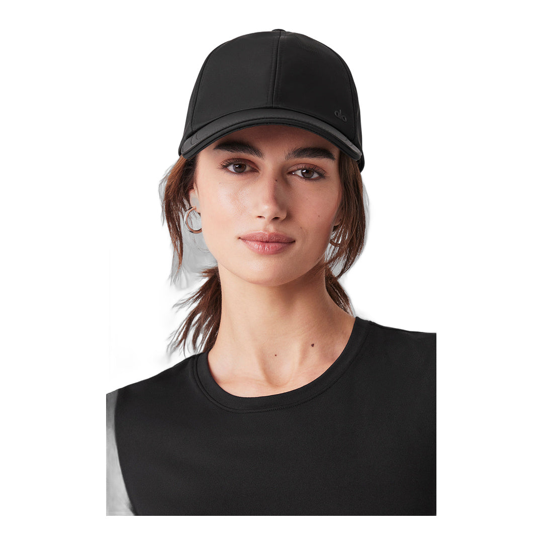 alo Satin Off-Duty Cap - Black