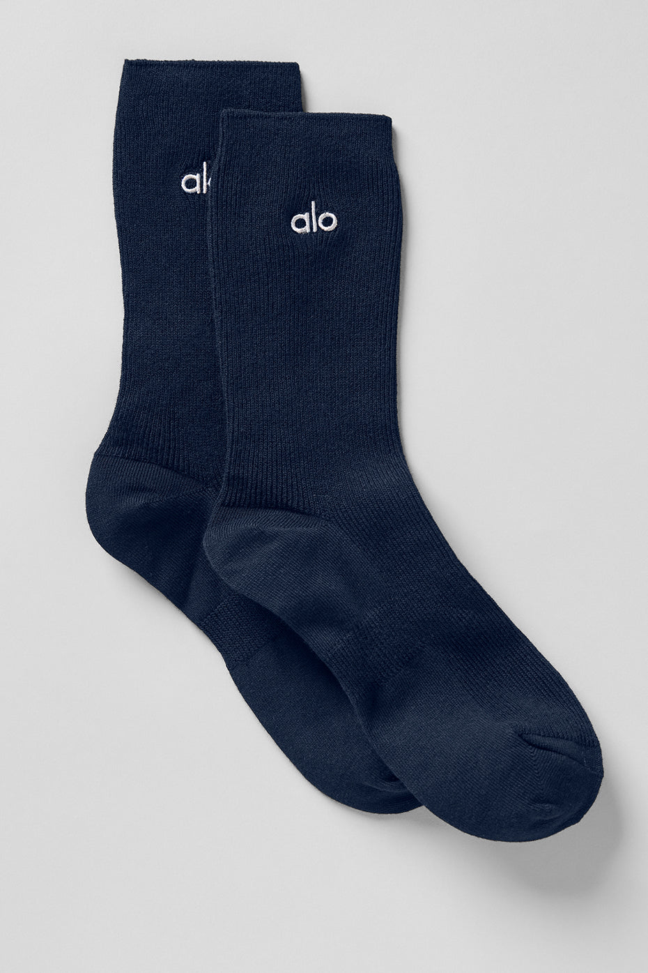alo Unisex Half-Crew Understated Sock - Navy
