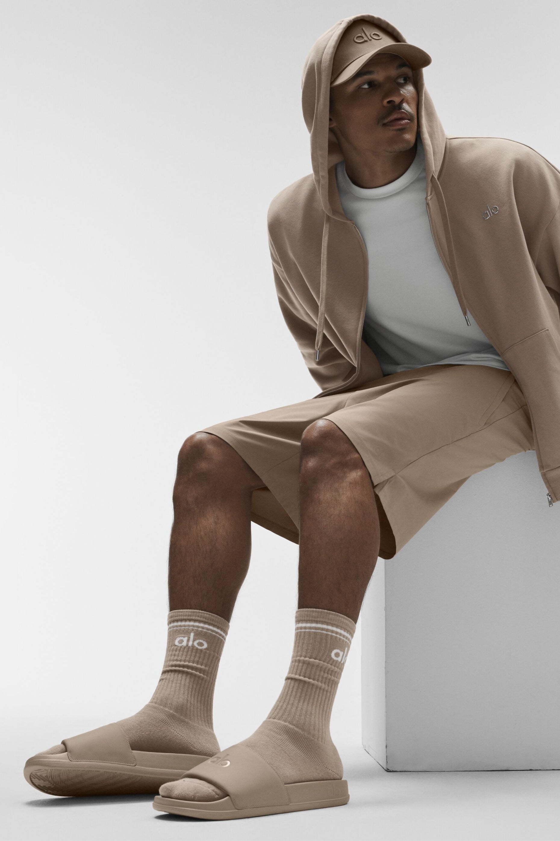alo Unisex It Slide - Gravel