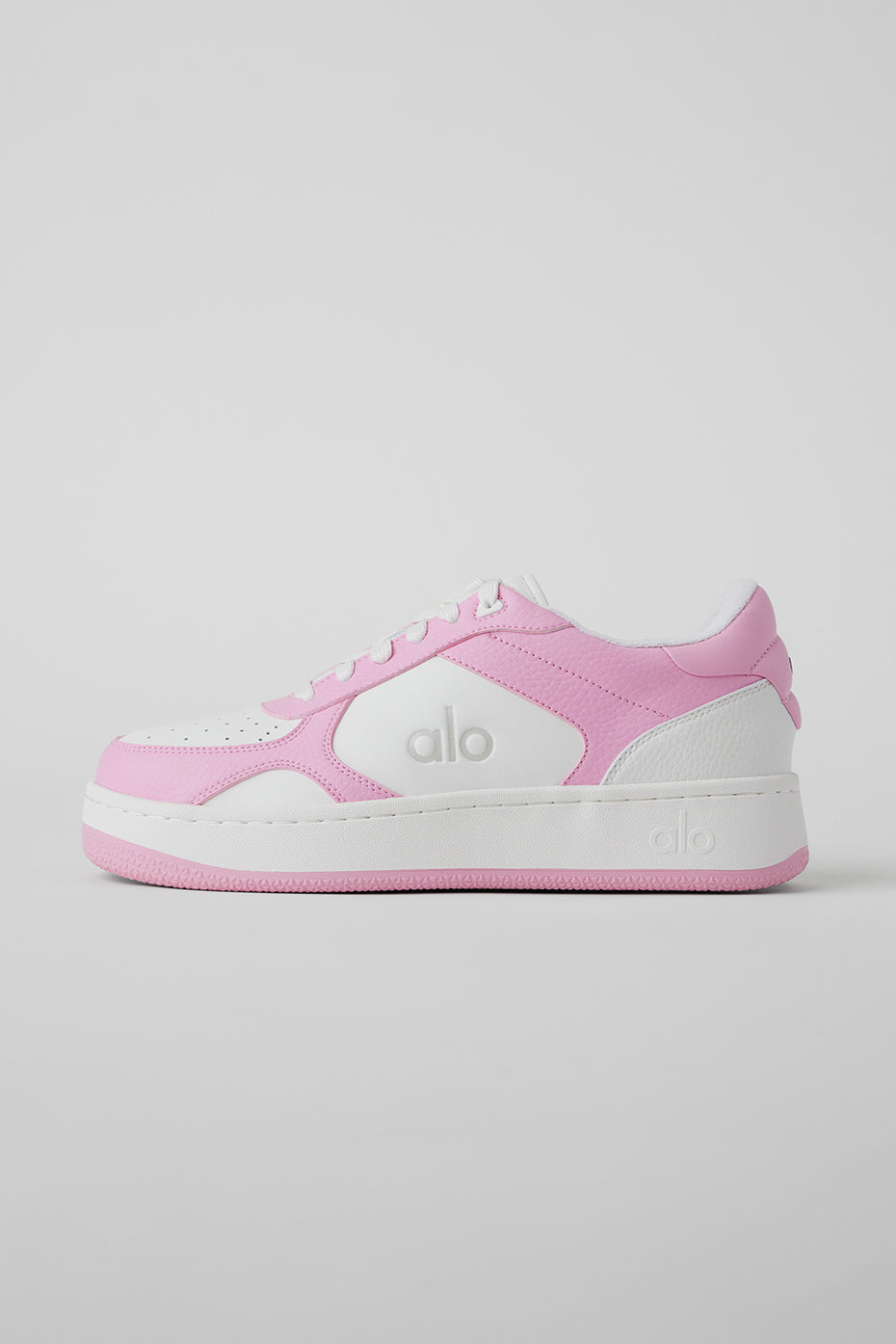 alo ALO Recovery Mode Sneaker - Pink/White