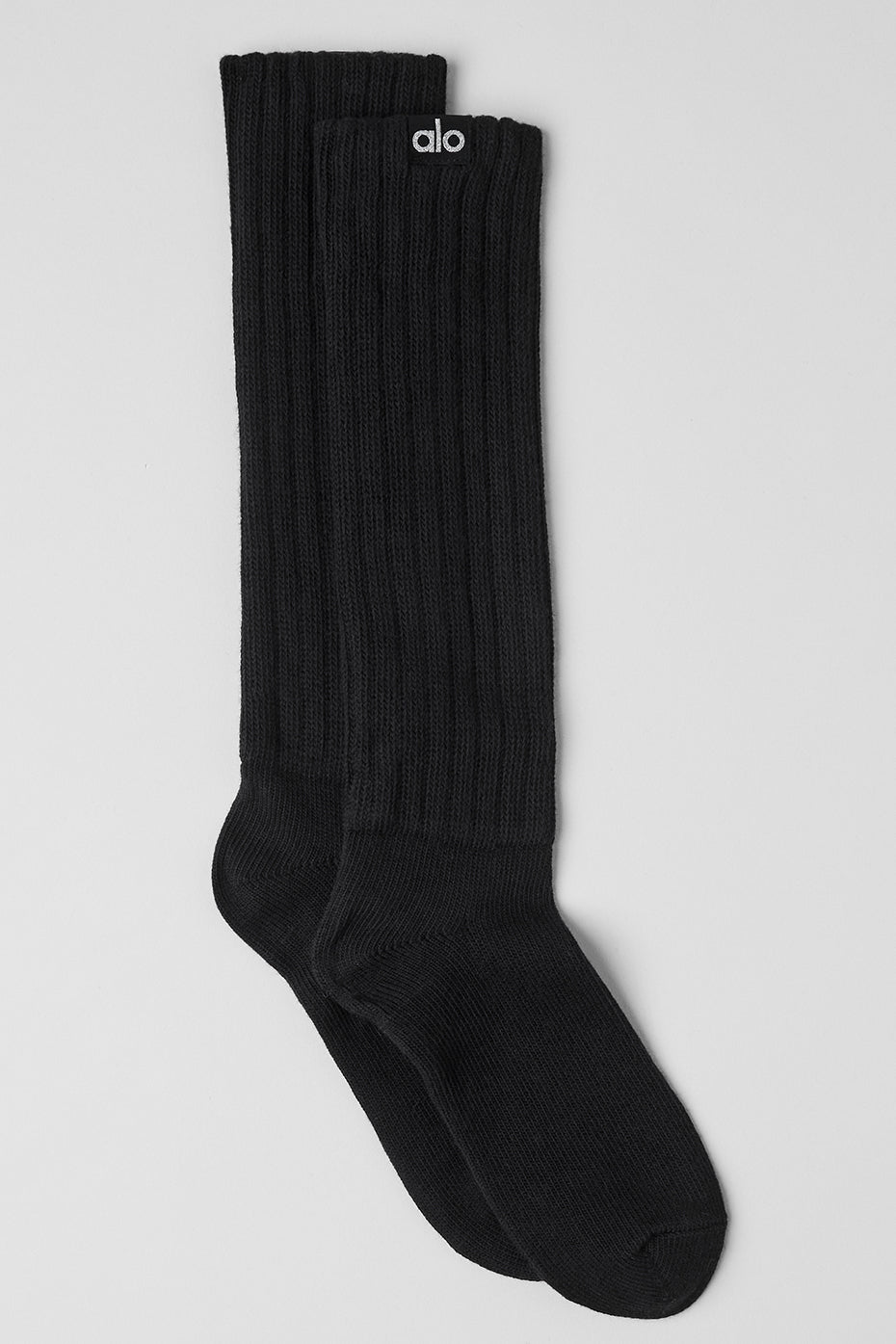 alo Unisex Scrunch Sock - Black
