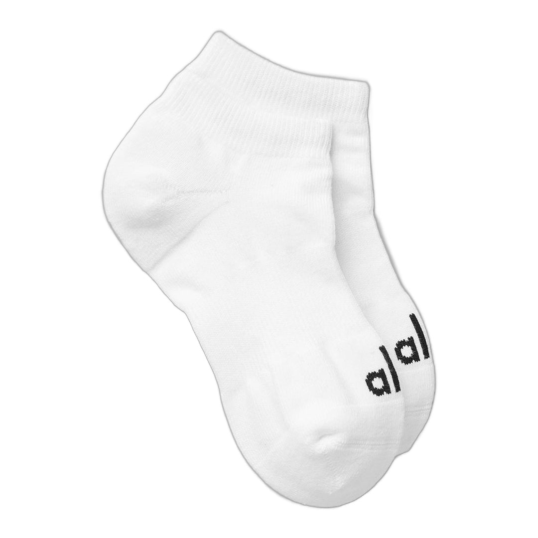 alo Unisex Street Sock - White/Black