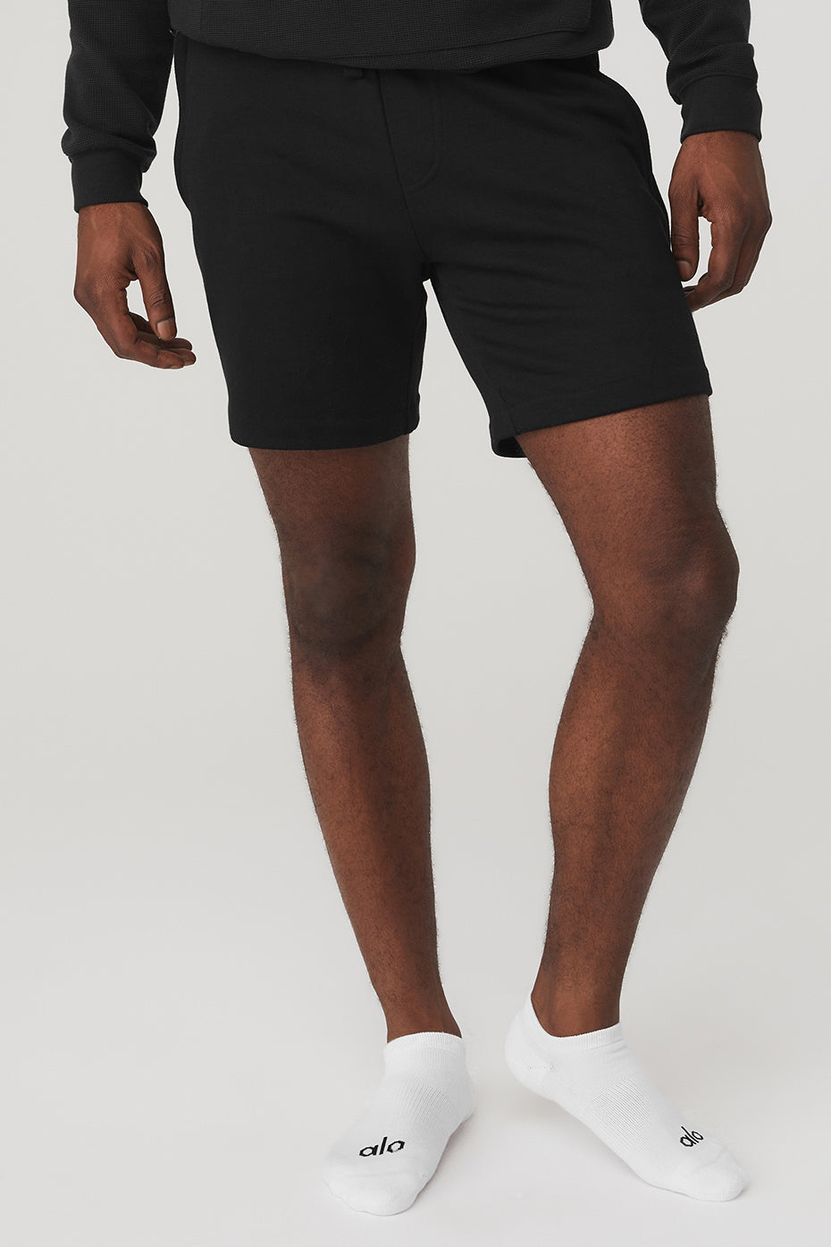 alo Unisex Street Sock - White/Black