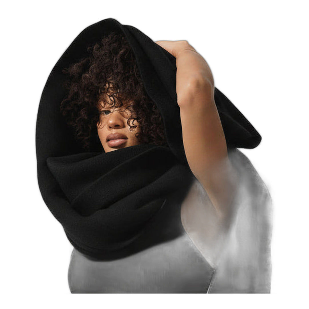 alo Merino Wool Oversized Scarf - Black