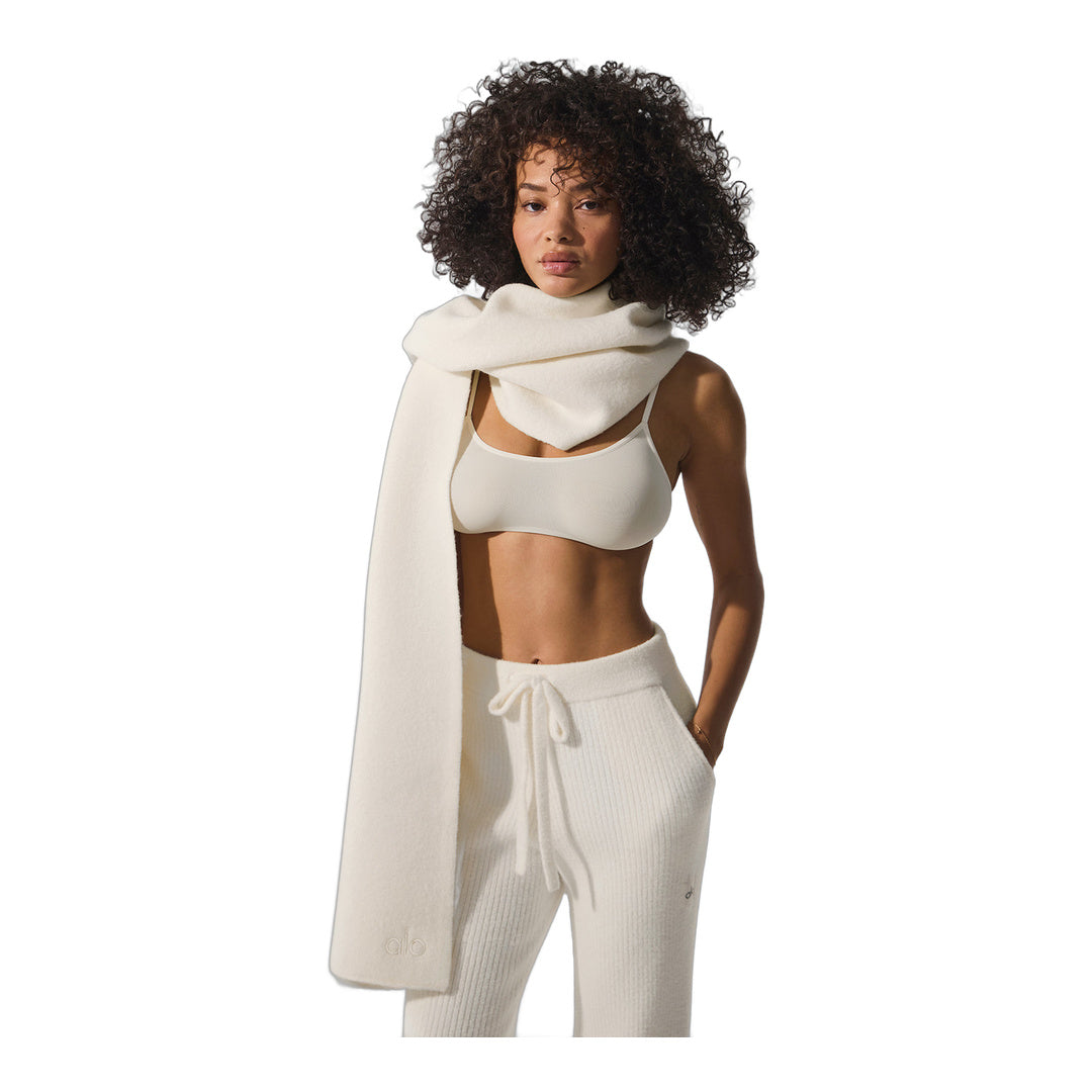 alo Merino Wool Oversized Scarf - Ivory