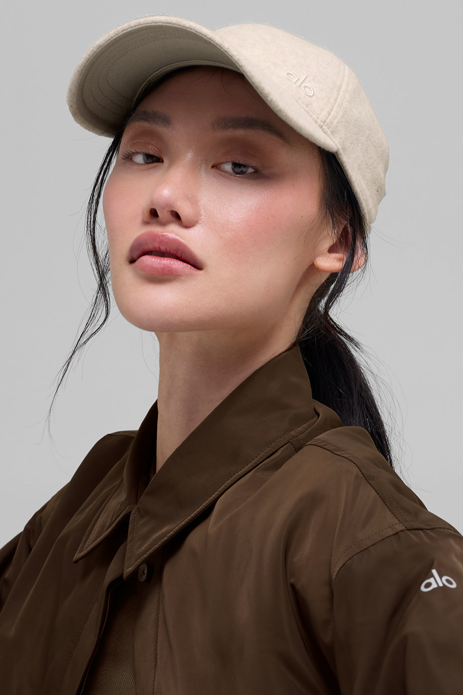 alo Prestige Off-Duty Cap - Cream Heather