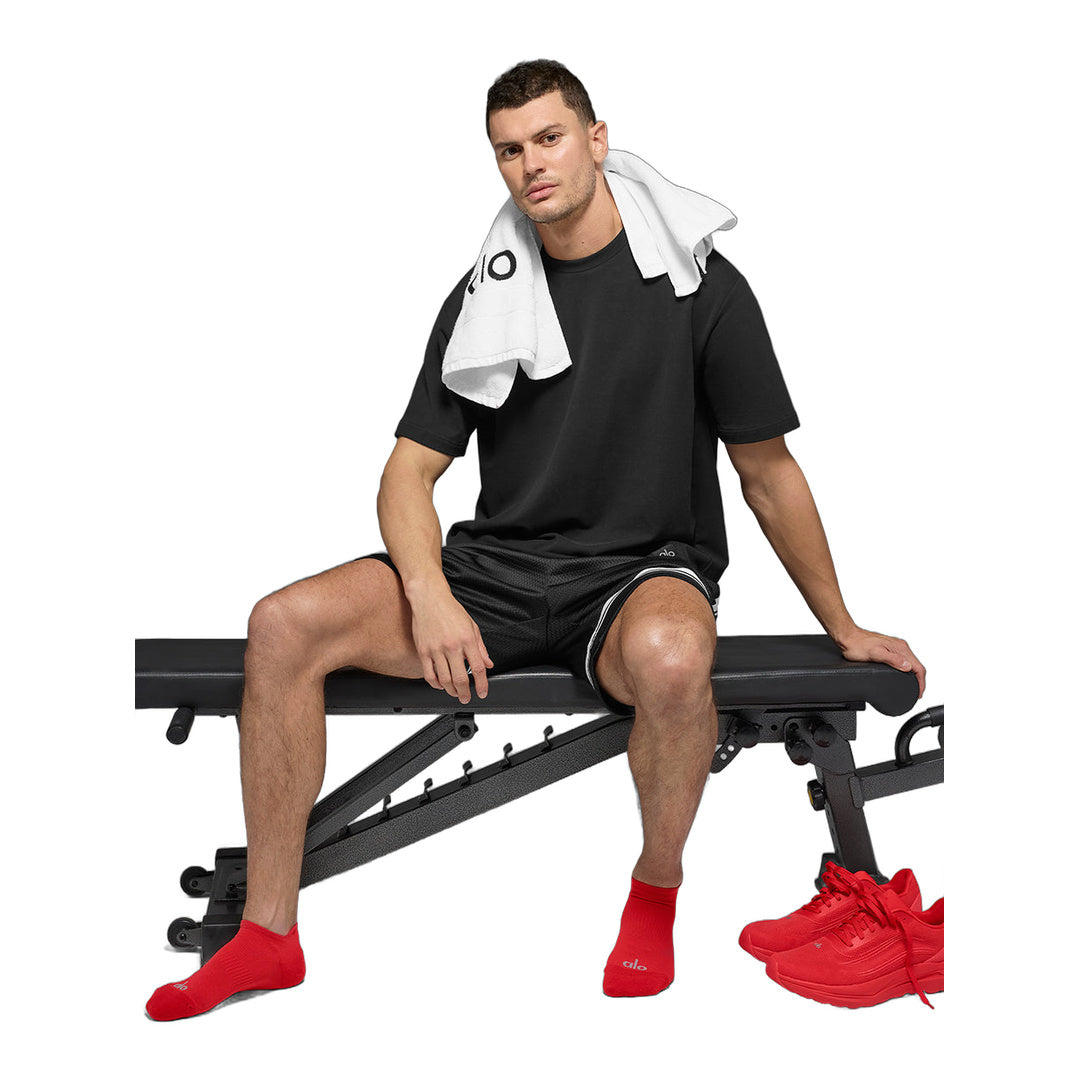 alo Unisex Performance Tab Sock - Bright Red