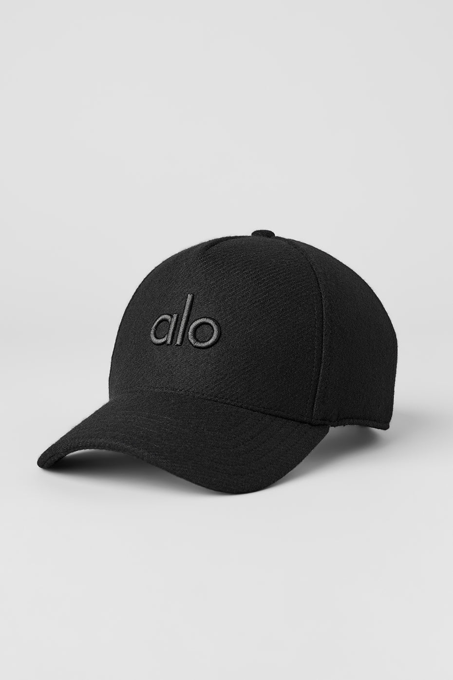 alo Wool Blend District Trucker Hat - Black