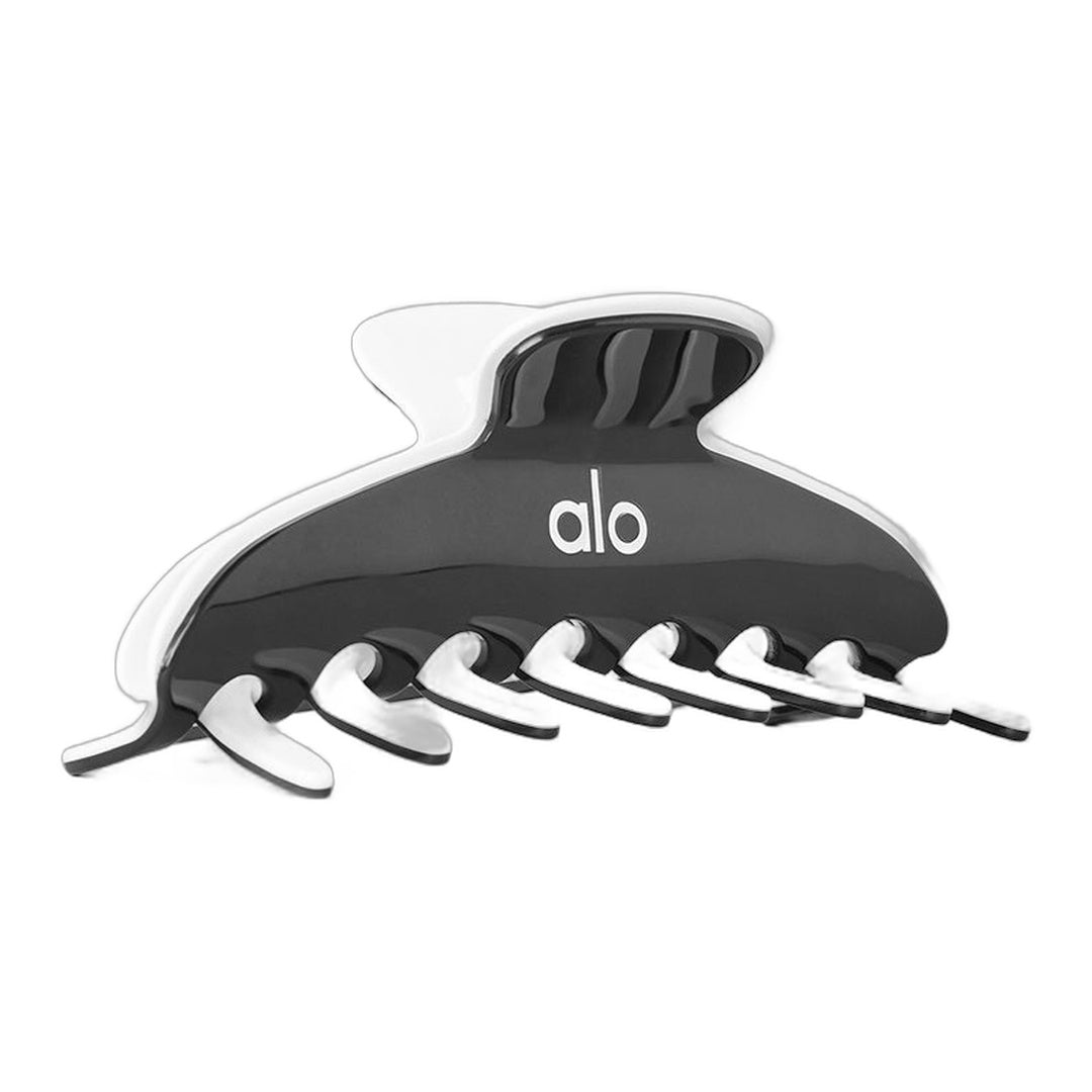 alo Outline Claw Clip - Black/White