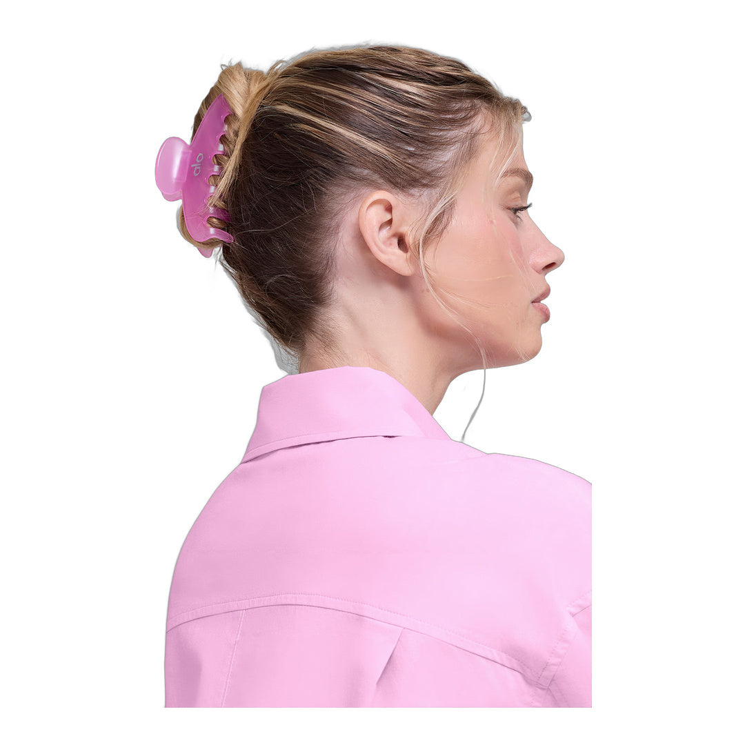 alo Effortless Claw Clip (2-Pack) - Candy Heart Pink/Bright Red