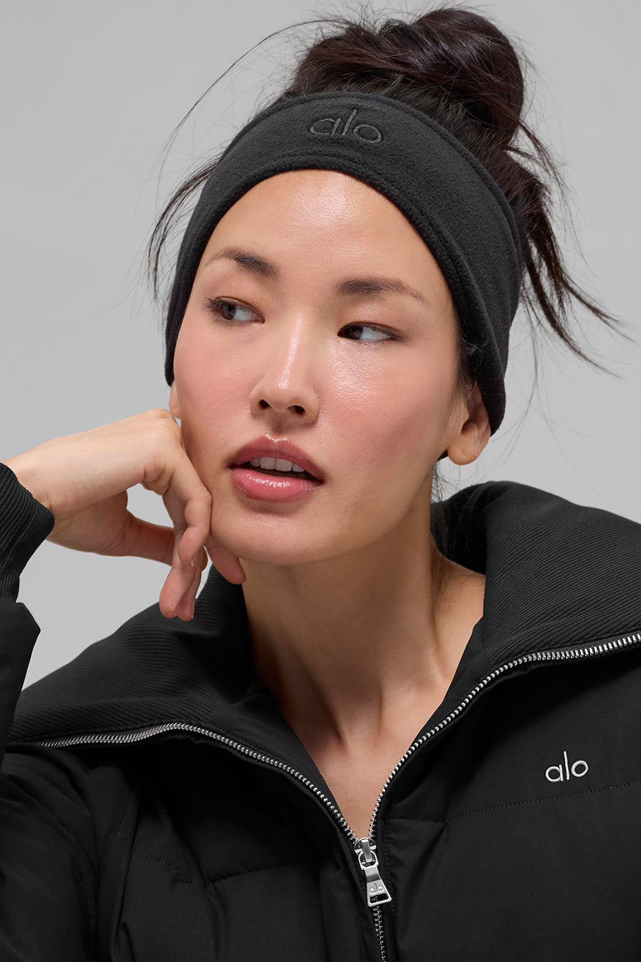 alo Polar Fleece Ear Warmer - Black