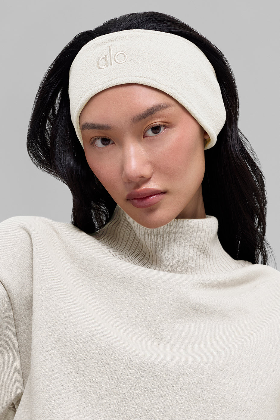 alo Polar Fleece Ear Warmer - Ivory