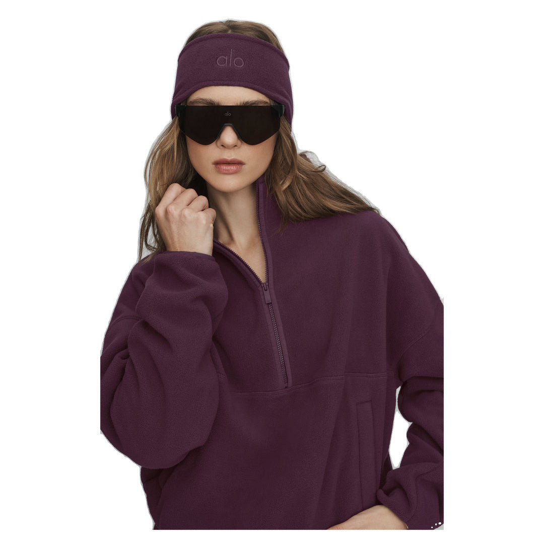 ALO Polar Fleece Ear Warmer - Rich Bordeaux