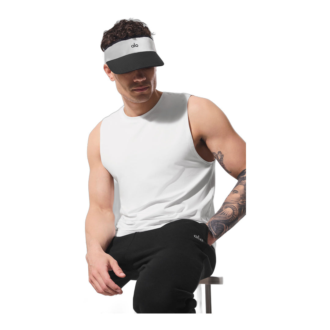 alo Colorblock Visor - Black/White