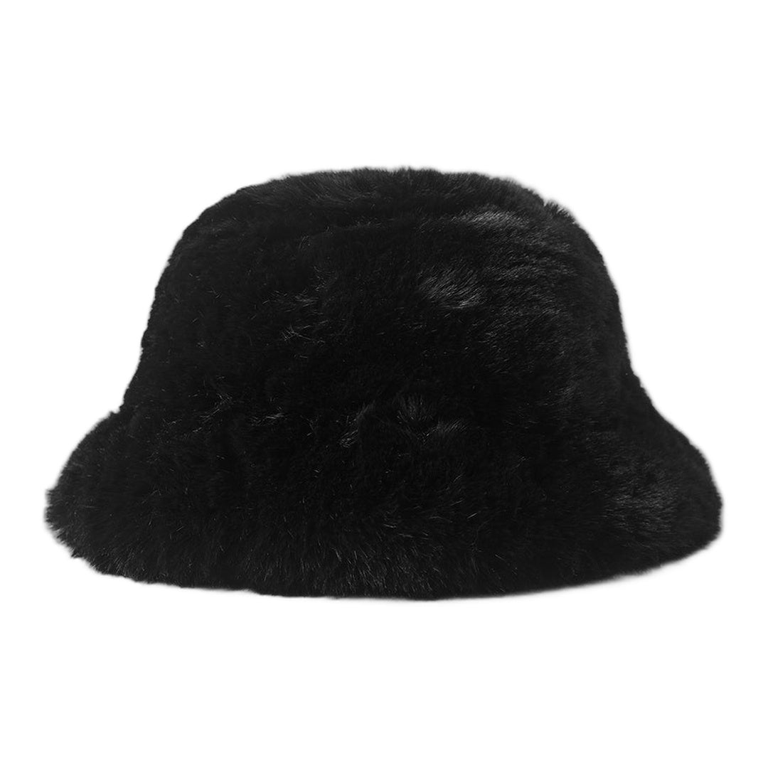 alo Faux Fur Starstruck Bucket Hat - Black