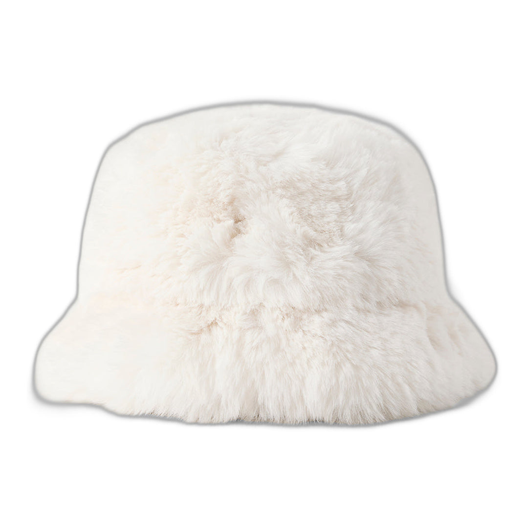 alo Faux Fur Starstruck Bucket Hat - Ivory