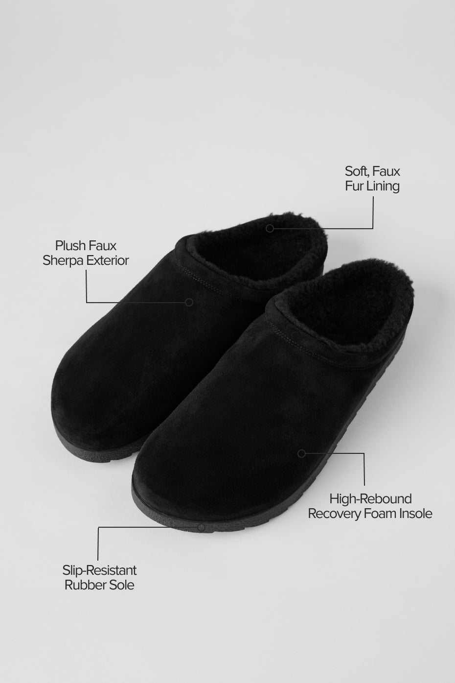alo Recovery Slipper - Black