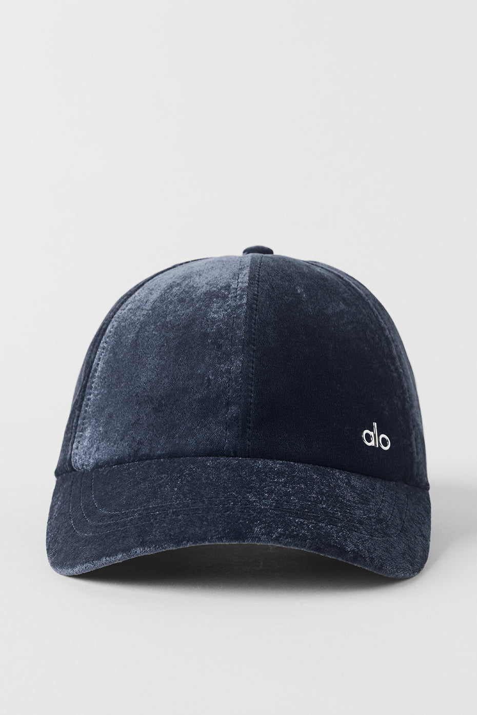 alo Velvet Off-Duty Cap - Navy